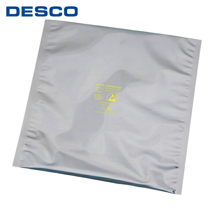 DESCO デスコ 13524 ESD御徒面子、STATSHIELD、メタルイン 457mmx610粍、入数100 (1Pk)