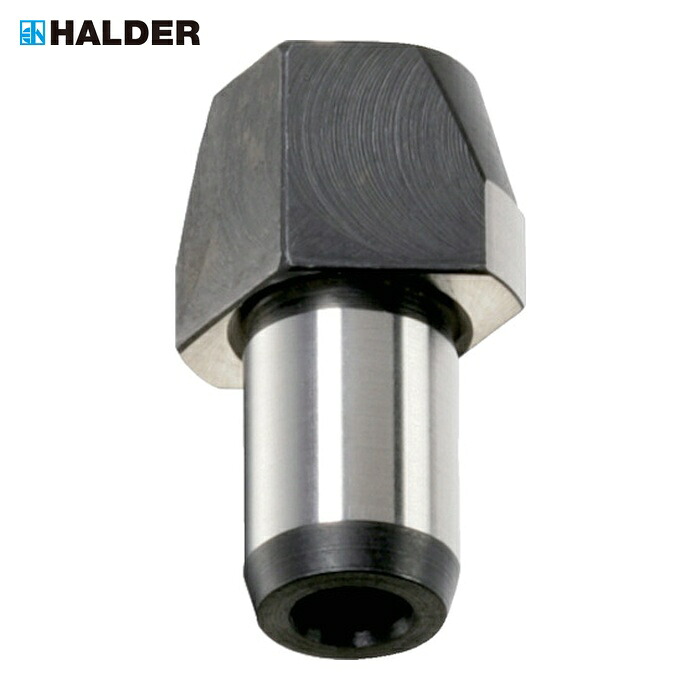 ハルダー HALDER 22630.0247 位置決めピン 固定用貫通穴付き ダイアピン 外径12×台座高さ18L (1個)