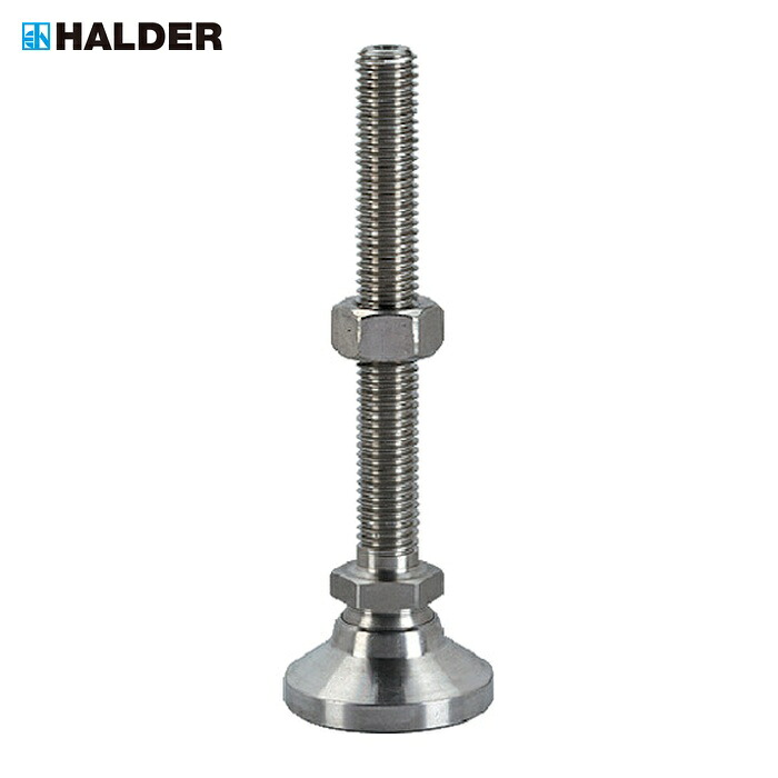ハルダー HALDER 22590.0642 レべ輪っかパッド パッド、オネジ付 どんぶり鉢部 SUS 耐荷重16kN 呼びM10 長さ150 (1個)