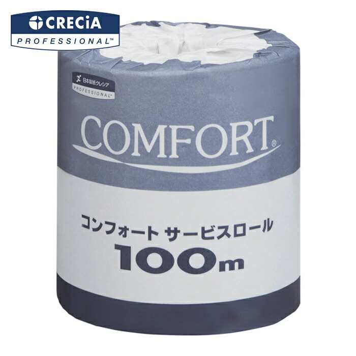 クレシア トイレットペーパー コンフォートサービスロール100m (1Cs) 11200