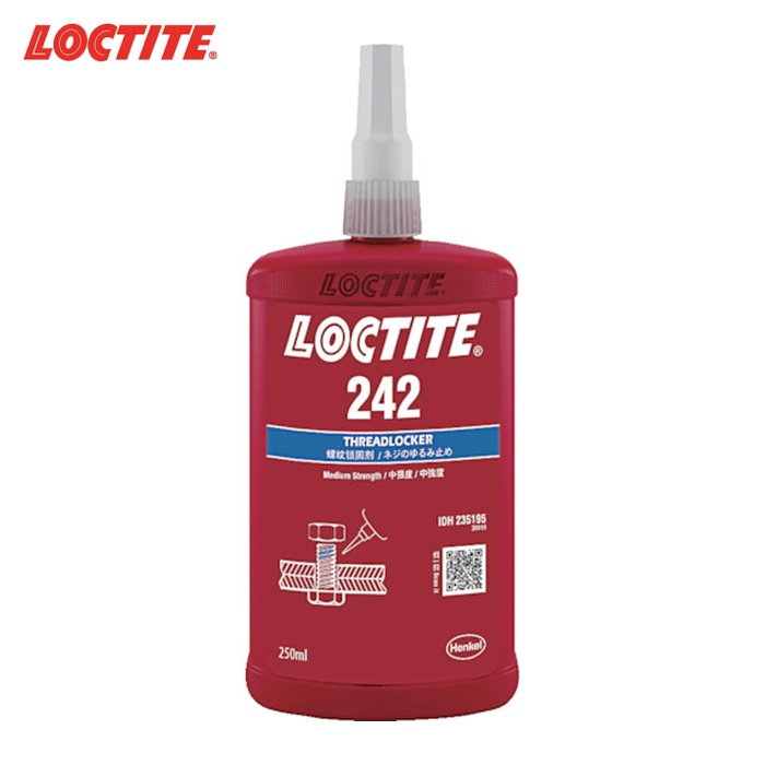 ロックタイト LOCTITE ねじゆるみ止め用接着剤 中強度 242 250ml (1本) 242-250|工具ランドこだわり館