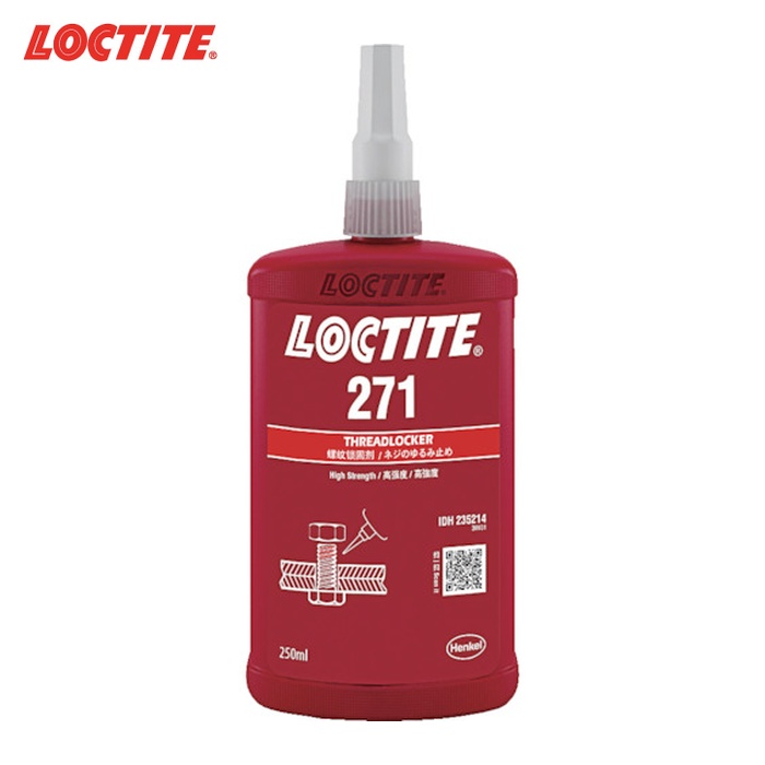 ロックタイト LOCTITE ねじゆるみ止め用接着剤 高強度 271 250ml (1本) 271-250