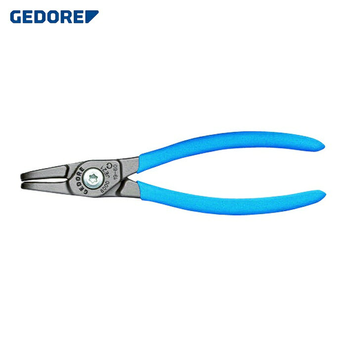 GEDORE ゲドレー 2930862 面接触スナップリングプライヤー 穴用曲型 8000 JE01 85-140mm (1丁)