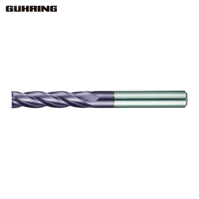 グーリング GUHRING 3023 5.000 4枚刃エンドミル ロングFIREコート 5mm (1本)|工具ランドこだわり館