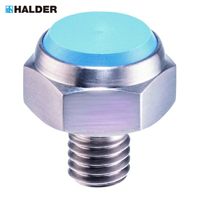 ハルダー HALDER 22691.0021 台座ピン プラスティックコーティング M8 (1個)