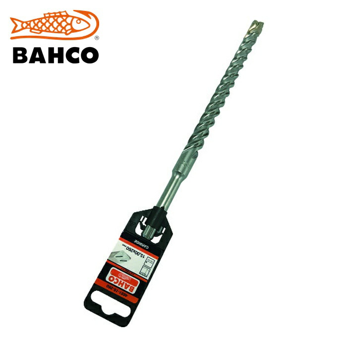 バーコ BAHCO 4651-15-260 コンクリートドリル SDSプラス 4 CUTTERS 全長260mm 刃径15mm (1本)