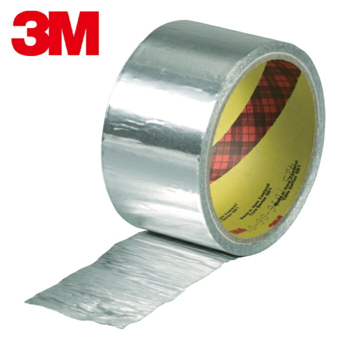 3M スリーエム アルミ箔テープ 425 50mmX55m 個装 (1巻) 425 50X55 K