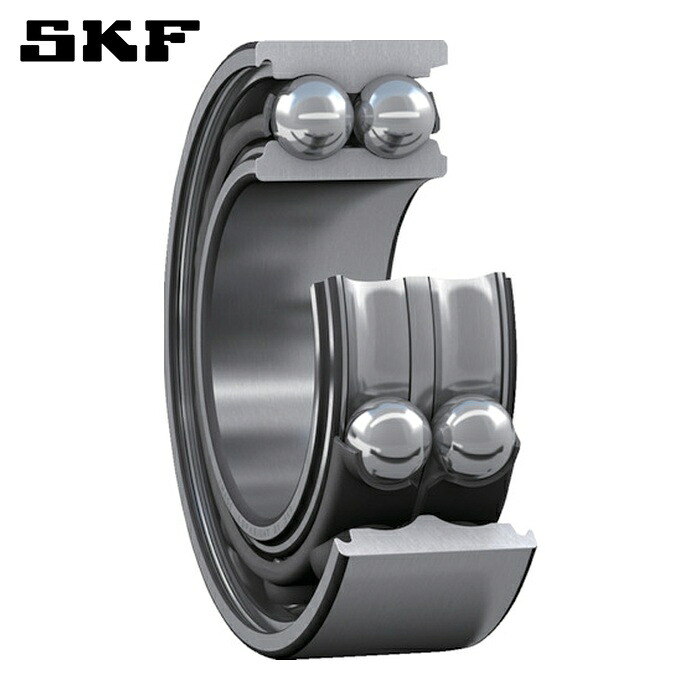 SKF 3207 ATN9 複列アンギュラ玉軸受 接触角30° 内径35mmX外径72mmX幅27mm (1個)