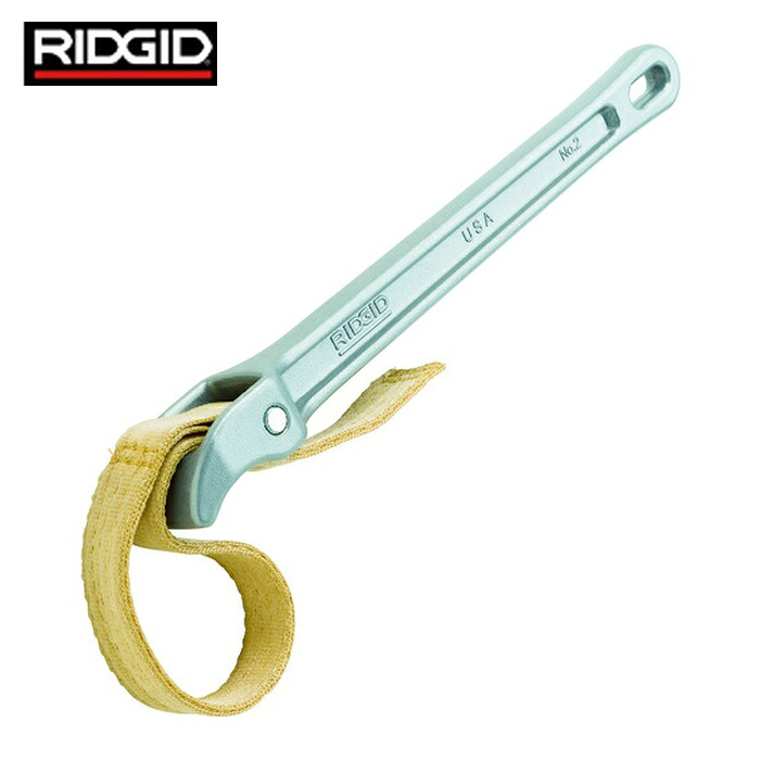 リジッド RIDGID 31365 ストラップレンチ No.5 鋼管用 ロングストラップ1200mm (1丁)