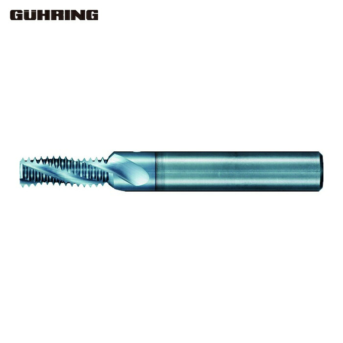 グーリング GUHRING 4133 6.000 工作機用ねじ切り工具 超硬ソリッドスレッドミーリングカッター M6×ピッチ1mm (1本)|工具ランドこだわり館