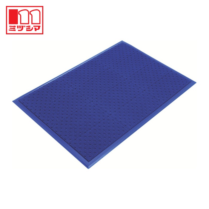 ミヅシマ工業 エルバーマット 660&times;960mm ブルー (1枚) 402-0400｜工具ランドこだわり館