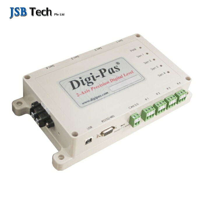 JSBTECH 2-05003-99 Digi-Pas 傾斜角度検出器用抑えつけるボックス席 BLUETOOTH (1個)