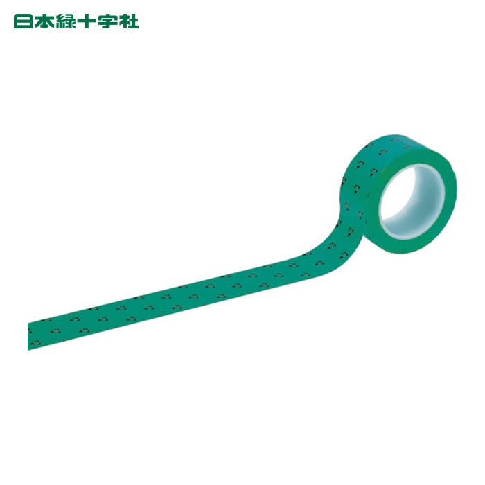 日本緑十字社 クリーンルーム用ラインテープ 緑 HCPAS-50G 50mm幅×33m 帯電防止タイプ (1巻) 259022