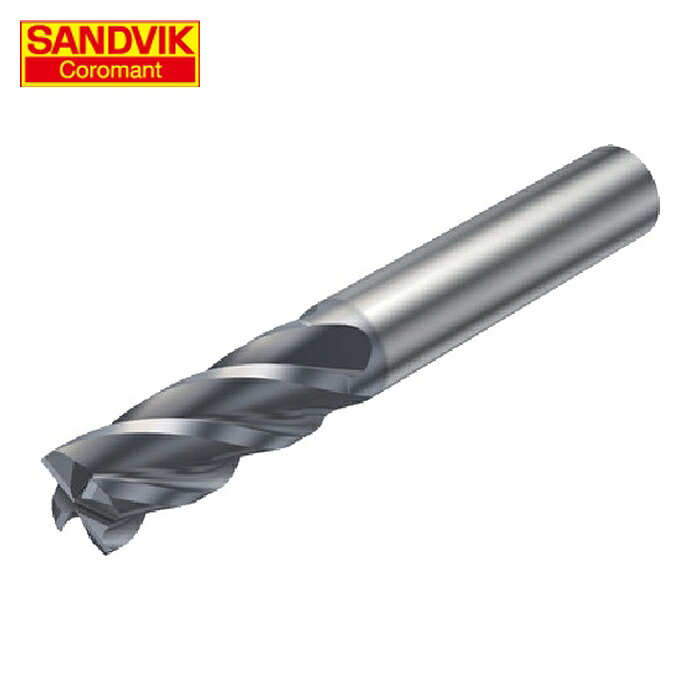 サンドビック SANDVIK 2P342-0500-PA (P2BM) コロミルプルーラ 重切削フライス加工用超硬エンドミル(730) (1個)