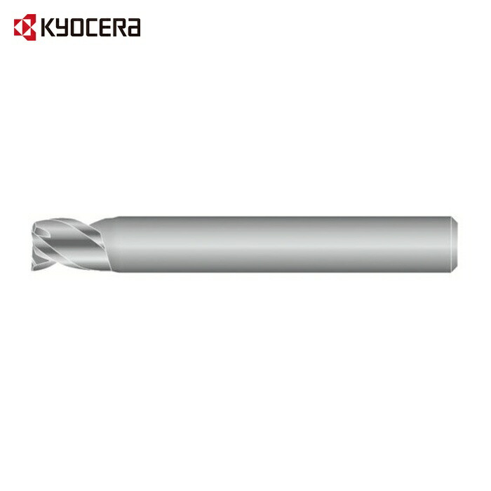 京セラ KYOCERA 3ZFKS120-180-12 超硬スクエアエンドミル 3次元 高能率エンドミル 3ZFKS ショート 刃径12mm 刃長18mm 全長75mm シャンク径12mm (1本)｜工具ランドこだわり館