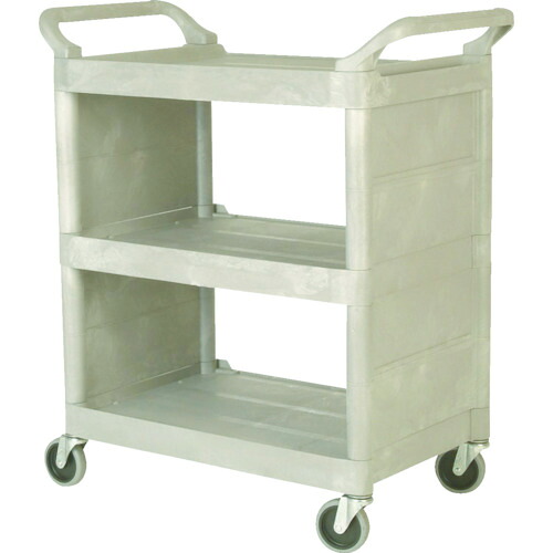 エレクター ERECTA 樹脂製ワゴン ユーティリティーカート 両端パネル付き 854&times;473&times;959 (1台) 3355-8827｜工具ランドこだわり館