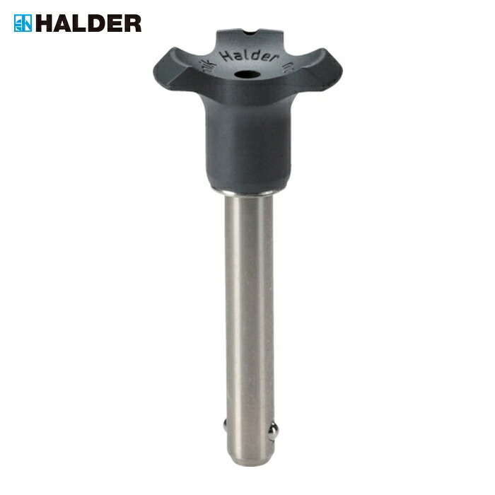 ハルダー HALDER 22400.0126 ソケット・ピン・スプリング加圧ボール付 ピン径12 ワーク最大厚30 (1個)