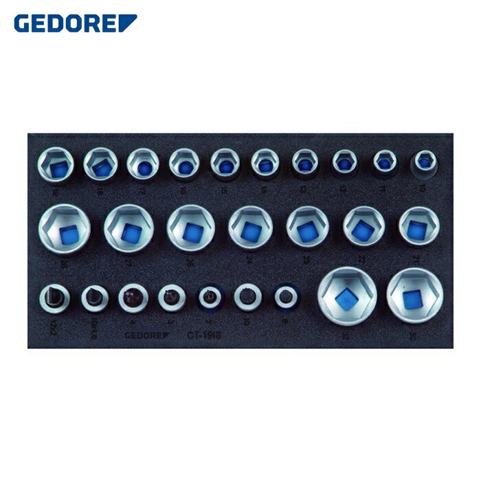 GEDORE ゲドレー 2308924 ソケットセット1/2 1500CT1‐19IS (1S)