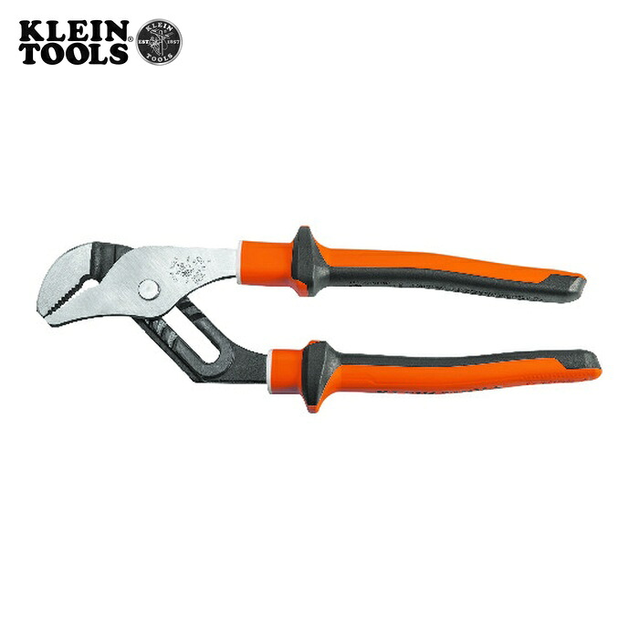 KLEIN TOOLS 502-10-EINS 絶縁ウォーターポンププライヤー VDE規格 260mm (1丁)｜工具ランドこだわり館