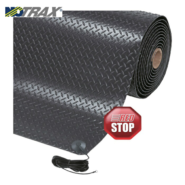 NOTRAX 導電性引っ敷き ダイヤモンドシュタット 910X1500 (1枚) 826S0035BL