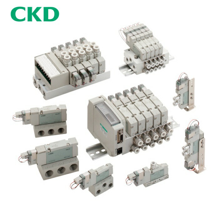 CKD 4GA329R-C8-3 電磁弁 飛行士式5界面弁 単刀直入配管工事 (1台)