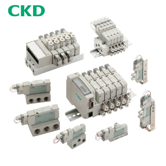 CKD 4GA329R-C10-3 電磁弁 飛行士式5界面弁 単刀直入配管工事 (1台)