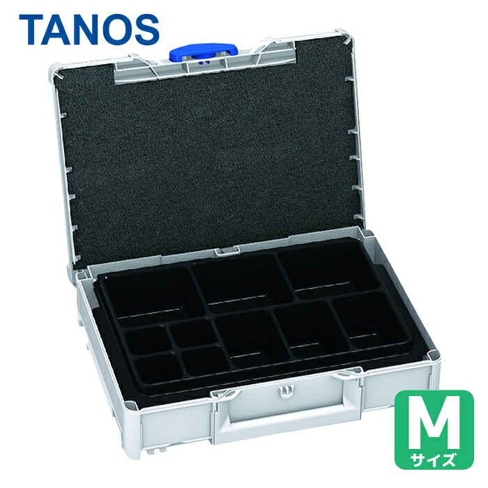 TANOS 83500009 ユニバーサルシステナ&mdash;3 M112 396x296x105 パーツケース付き (1個)｜工具ランドこだわり館