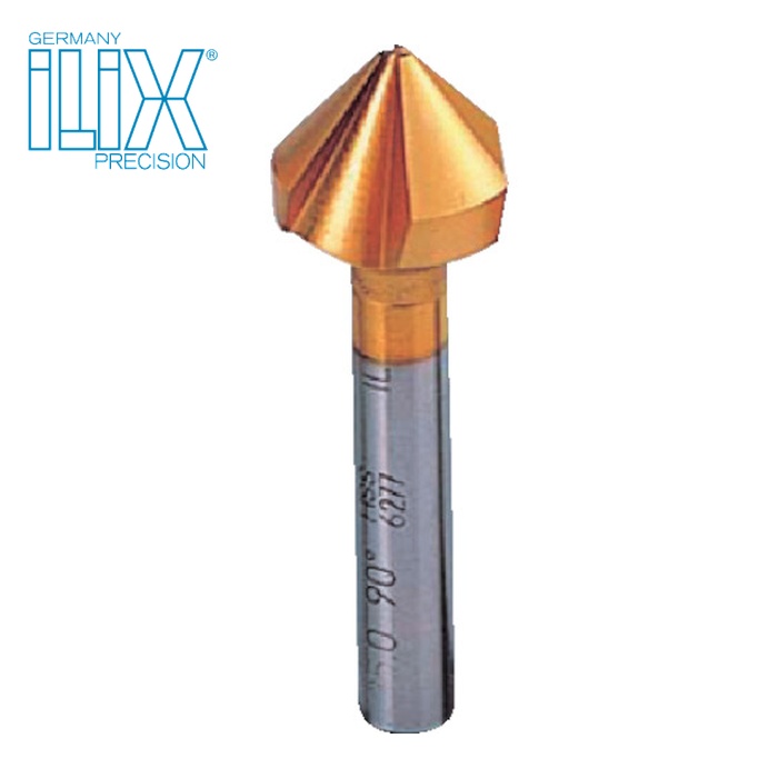 ILIX イリックス 6277TG-37.0 カウンターシンク先端角90度 全長90mm チタンコーティング (1本)｜工具ランドこだわり館