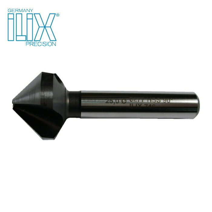 ILIX イリックス 6277-25.0DC カウンタシンク先っちょ角90度 全長67粍 DLC上塗り (1本)