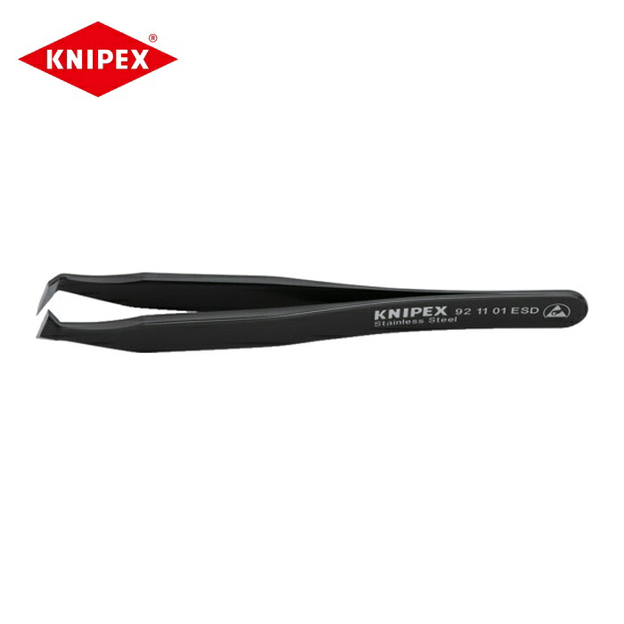 KNIPEX クニペックス 9211-01ESD カッティングピンセット 115mm (1本) 9,792円