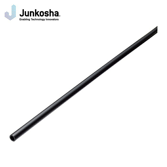 潤工社 50-06-BK-100 極軟らかさナイロン熱電子管 AS4 6X4粍 100m 黒 (1巻) 花・ガーデン・DIY-エアホース用継手-電動・エア工具用アクセサリー