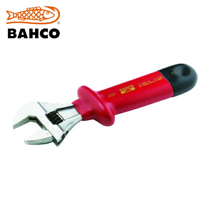 バーコ BAHCO 8071V 絶縁モンキーレンチ 最大口開き24mm (1丁)