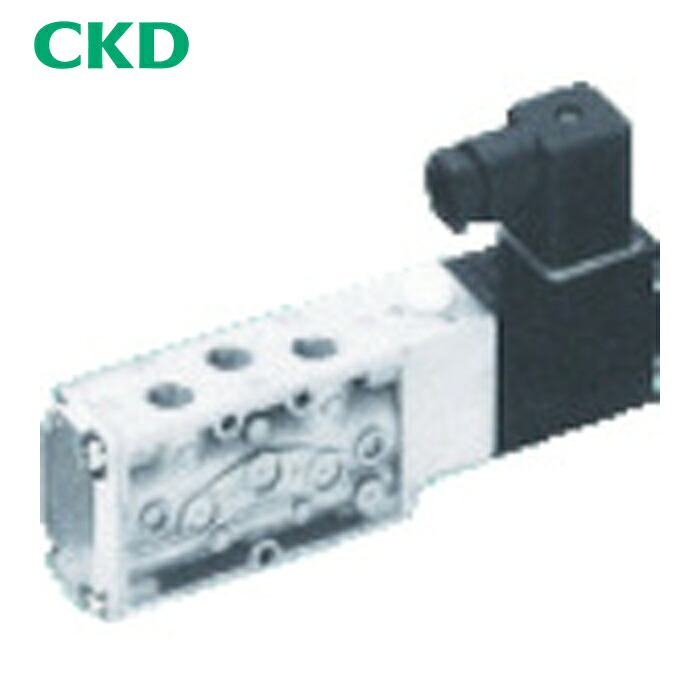 CKD 4F110-08-AC100V 電磁弁 飛行士式5界面弁セレックスバルブ 4Fつづき物 2C Rp1/4 AC100V (1台)