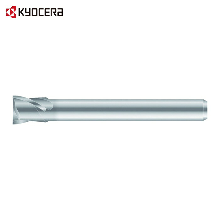 京セラ KYOCERA 4FESW130-080-13 超硬スクエアエンドミル 3枚刃ソリッドエンドミル 自動盤用 3FESW 刃径13mm 刃長8mm 全長45mm シャンク径13mm (1本)｜工具ランドこだわり館