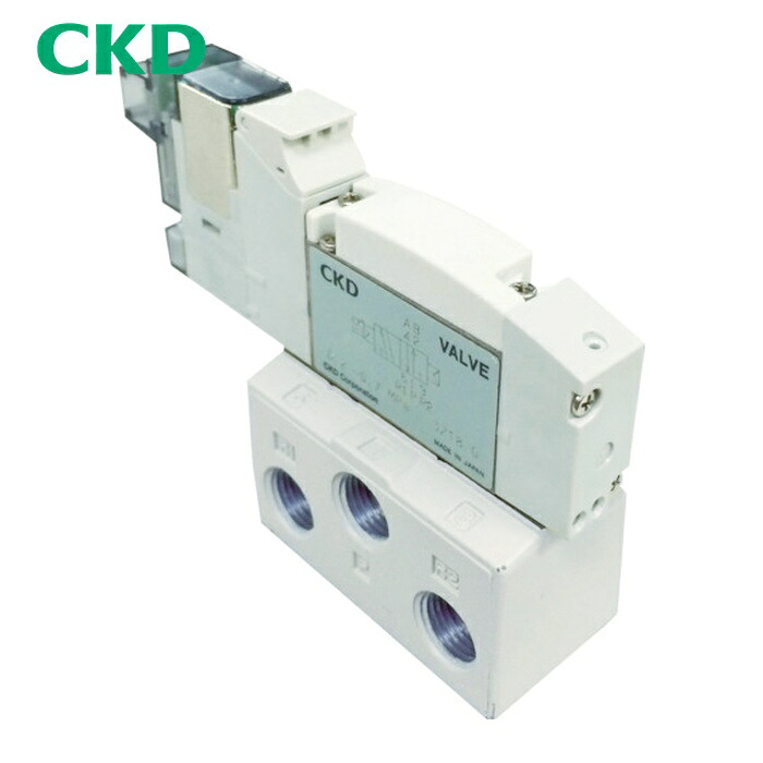CKD 4GB310R-08-3 電磁弁 飛行士式5界面弁 4GBつづき物 4.3C Rc1/4 DC24V (1台)