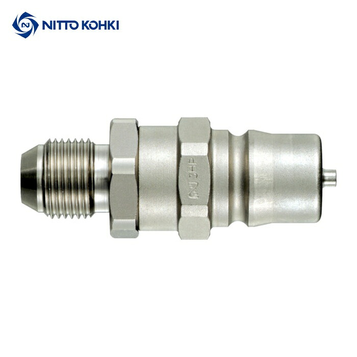 日東工器 6HP-GP STEEL NBR HSPカプラ おねじタイプ/平行ねじ・おすシート(07812) (1個)