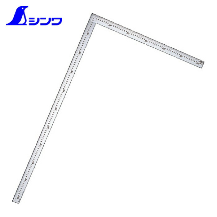 シンワ測定 63094 千金鳴りわたる型 ステン1m×60糎後ろ側3尺3寸×2尺 併用目盛 (1本)