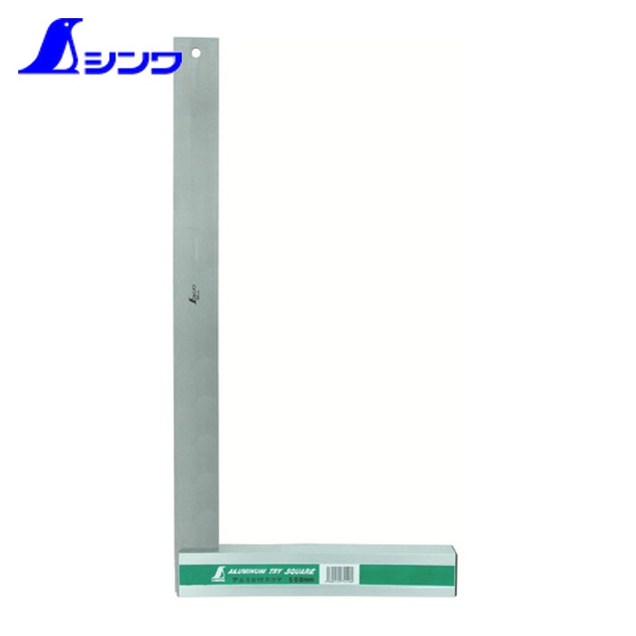 シンワ測定 74116 アルミ台付スコヤ 500mm (1個)