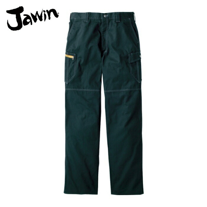 Jawin 自重堂 ノータックカーゴパンツ ウエスト85 ブラック (1着) 51902-044-85