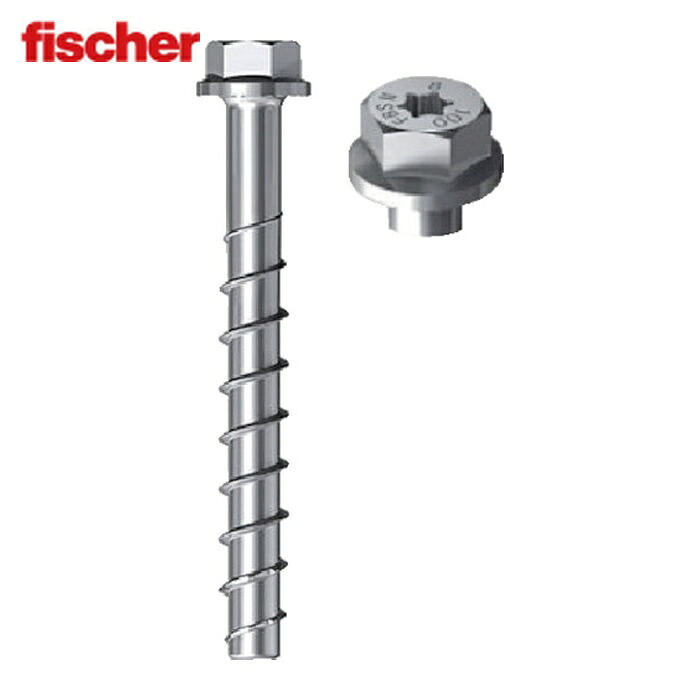 フィッシャー fischer 536855 混凝土螺子釘型船がかり FBS2 8×100 50/35 US TX(50本入) (1箱)