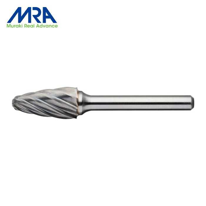 MRA ムラキ AC3C-103 超硬バー ACシリーズ 形状:砲弾(アルミカット) 刃長25.0mm (1本)