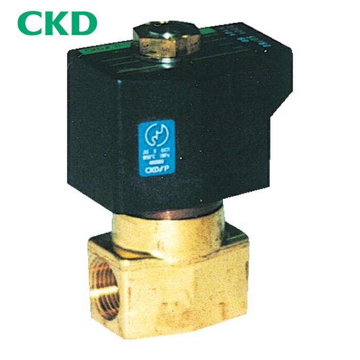CKD AB41-02-7-AC100V 直動式2ポート電磁弁(マルチレックスバルブ) (1台)