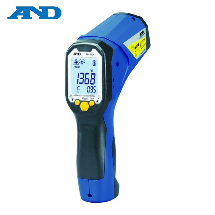 A&D エーアンドディ AD5634 レーザーマーカー付き赤外線放射温度計 AD-5634 (1個)