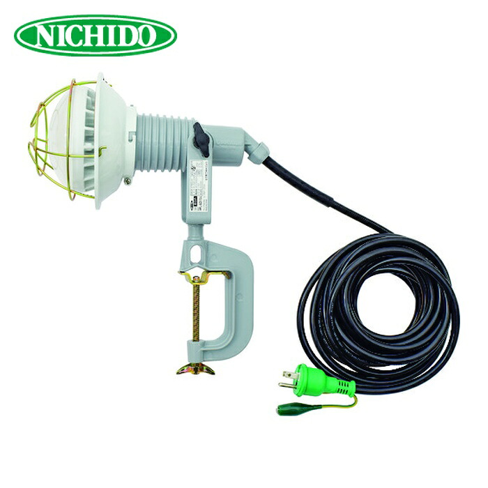 日動工業 NICHIDO AFL-E2010J エコビックLED投光器20W 昼白色 E付 10M (1台)