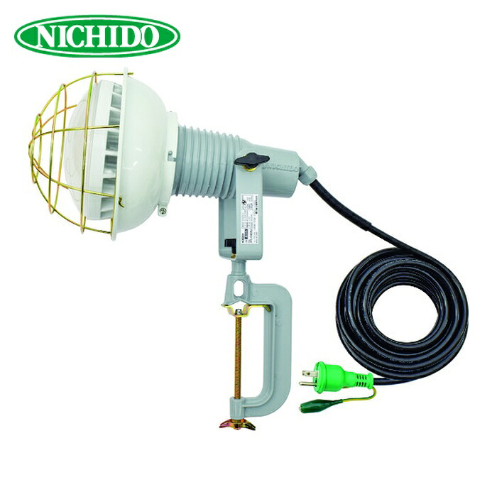 日動工業 NICHIDO AFL-E4010J エコビックLED投光器40W 昼白色 E付 10M (1台)|工具ランドこだわり館