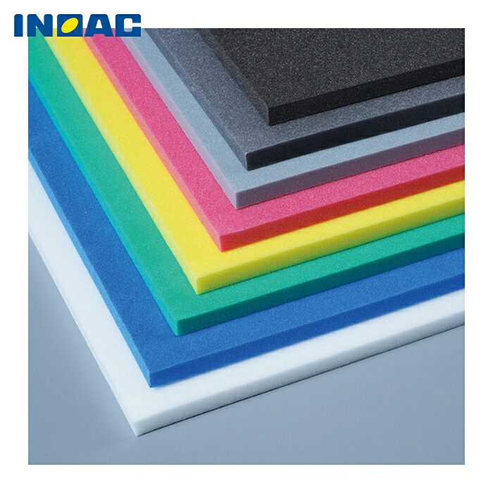 イノアック 発泡ポリエチレンシート 黒 10×1000×1000 (1枚) A8-101BK
