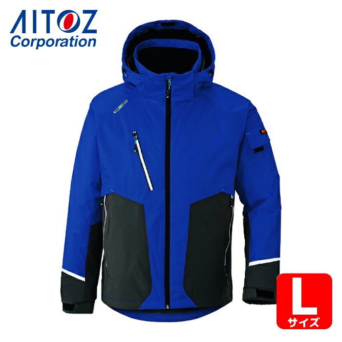 アイトス AITOZ 光電子ストレッチ防寒ジャケットネイビー (1着) AZ6174-008-L｜工具ランドこだわり館