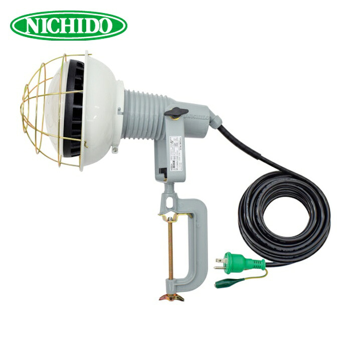 日動工業 NICHIDO AFL-E5010JPN エコビックLED投光器50W 昼白色 E付10m (PN電線) (1台)