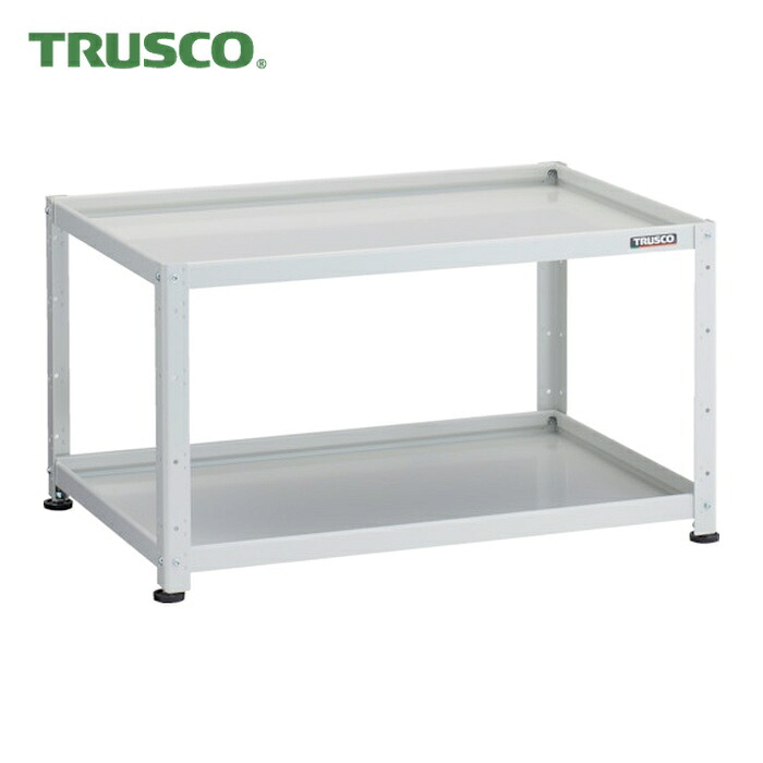 トラスコ TRUSCO 小型ボルト式棚 バーディワゴンラック型 900X600 2段 ホワイト (1台) BDW-R692-W 17,064円