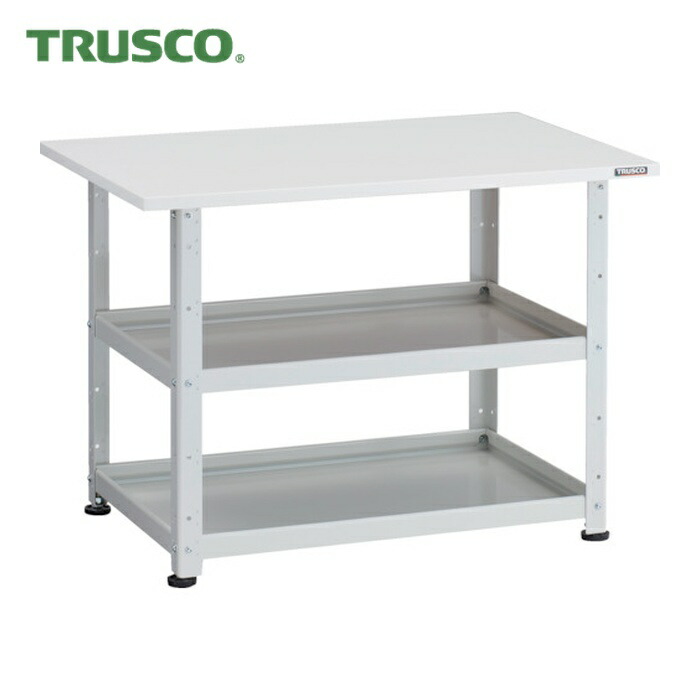 トラスコ TRUSCO 小型ボルト式棚 バーディワゴンラック型 750X500 天板付 ホワイト (1台) BDW-R772T-W 26,593円